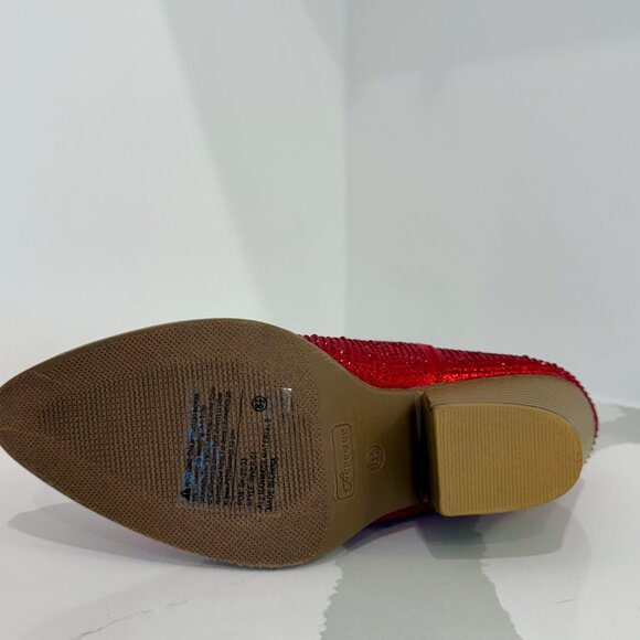 ✨ Red Rhinestone Western Boots ✨ - Picture 6 of 6